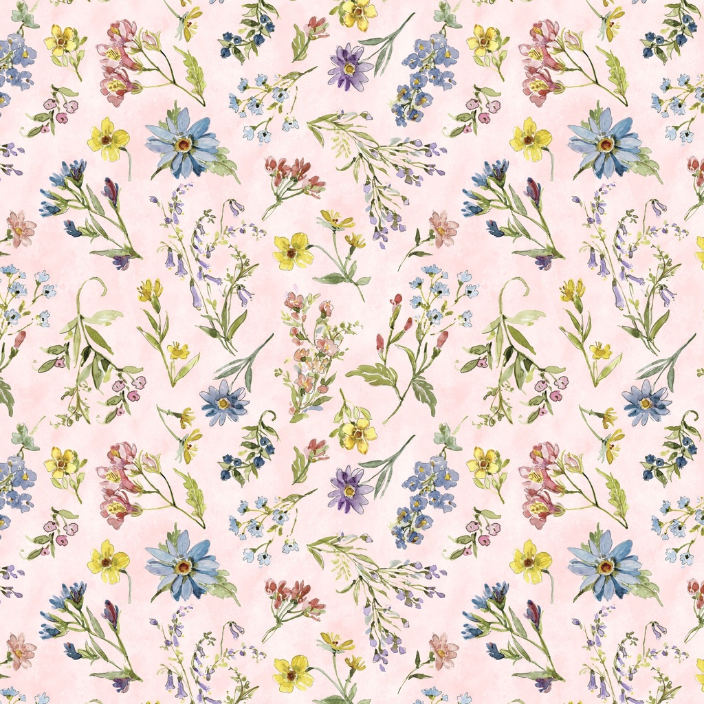 [W105-023-146] W105-023-146 / Wildflower Toss-Pink