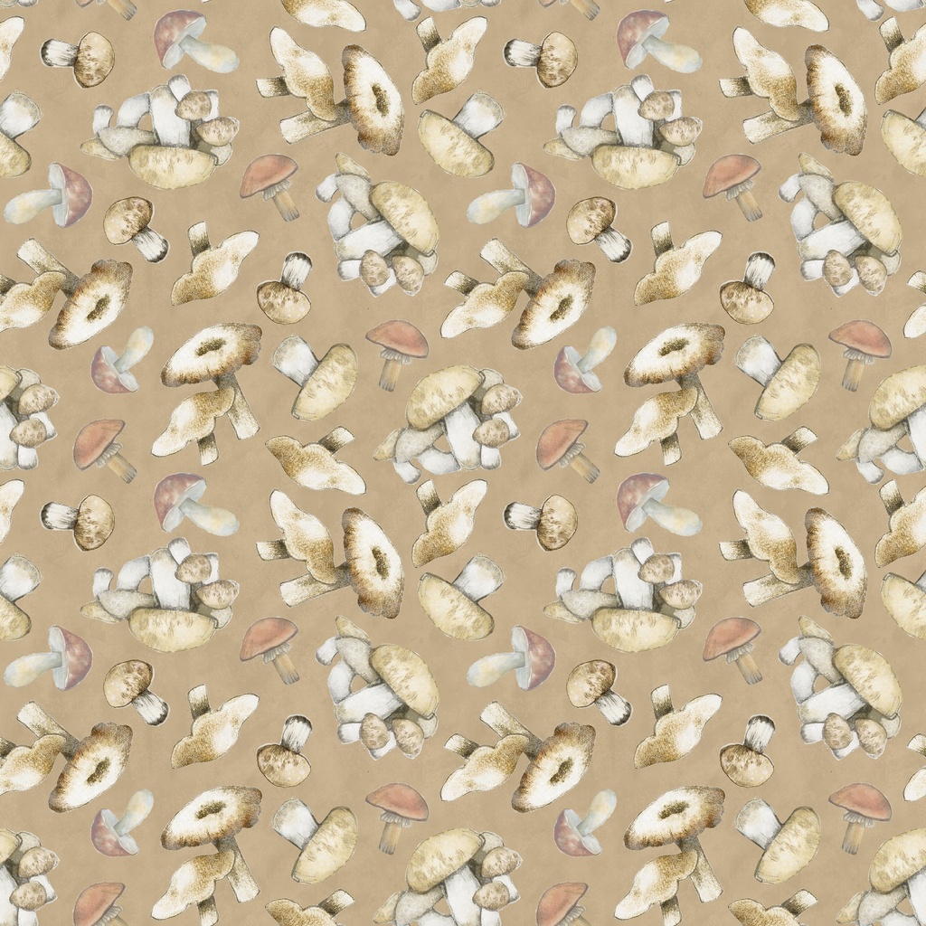 [W105-025-002] W105-025-002 / Mushroom Toss-Brown