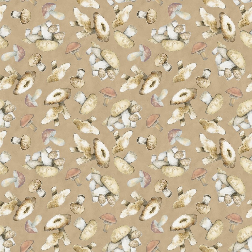 [W105-025-002] W105-025-002 / Mushroom Toss-Brown