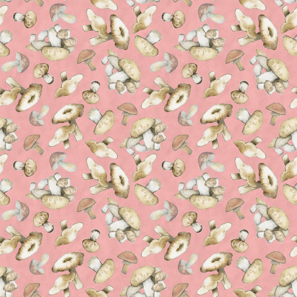 [W105-025-102] W105-025-102 / Mushroom Toss-Medium Pink
