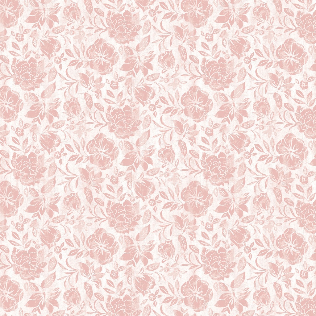 W105-026-111 / Tonal Floral-Pink