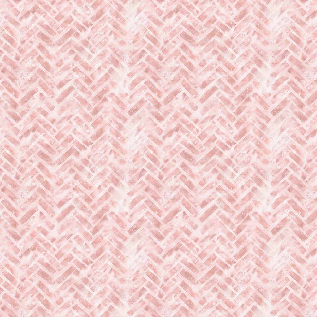 W105-028-111 / Herringbone Tiles-Pink