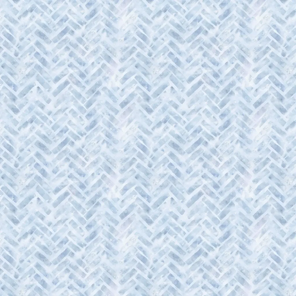 [W105-028-510] W105-028-510 / Herringbone Tiles-Blue