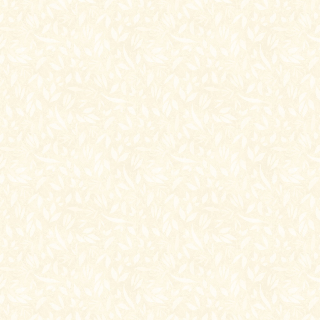 [W110-002-001] W110-002-001 / Foliage-Ivory