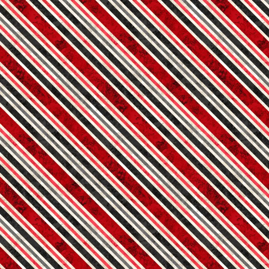 W110-011-307 / Diagonal Stripe-Red/Black