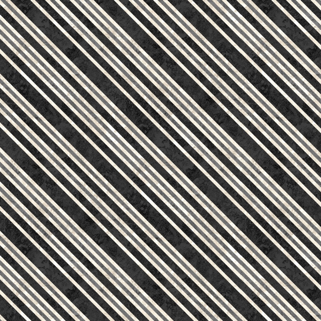[W110-011-707] W110-011-707 / Diagonal Stripe-Black/Gray