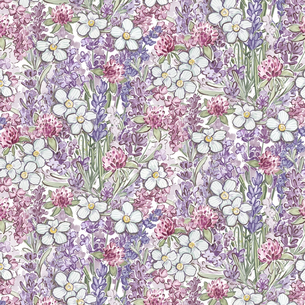 [W115-004-863] W115-004-863 / Packed Floral-Multi