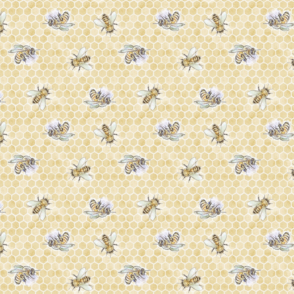 W115-009-227 / Bees-Yellow