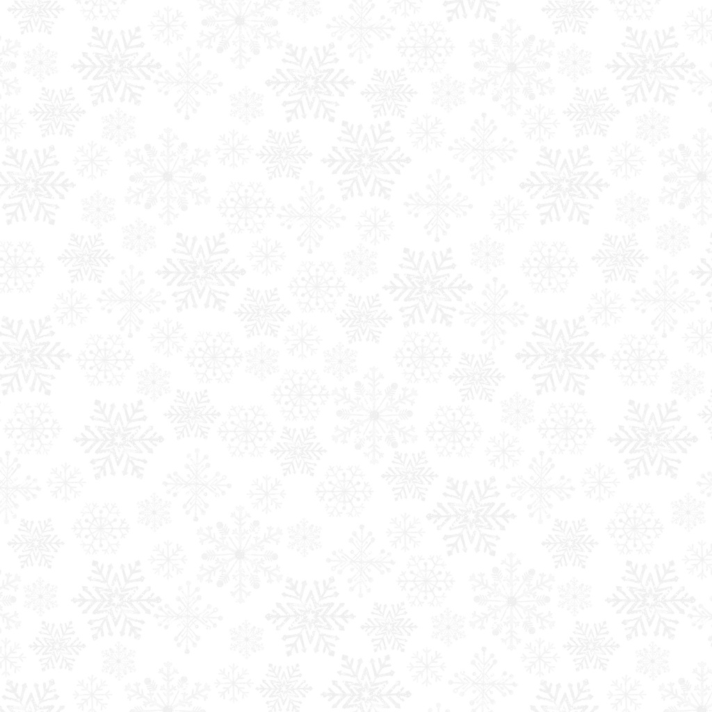 [W120-011-001] W120-011-001 / Snowflakes-White/Gray
