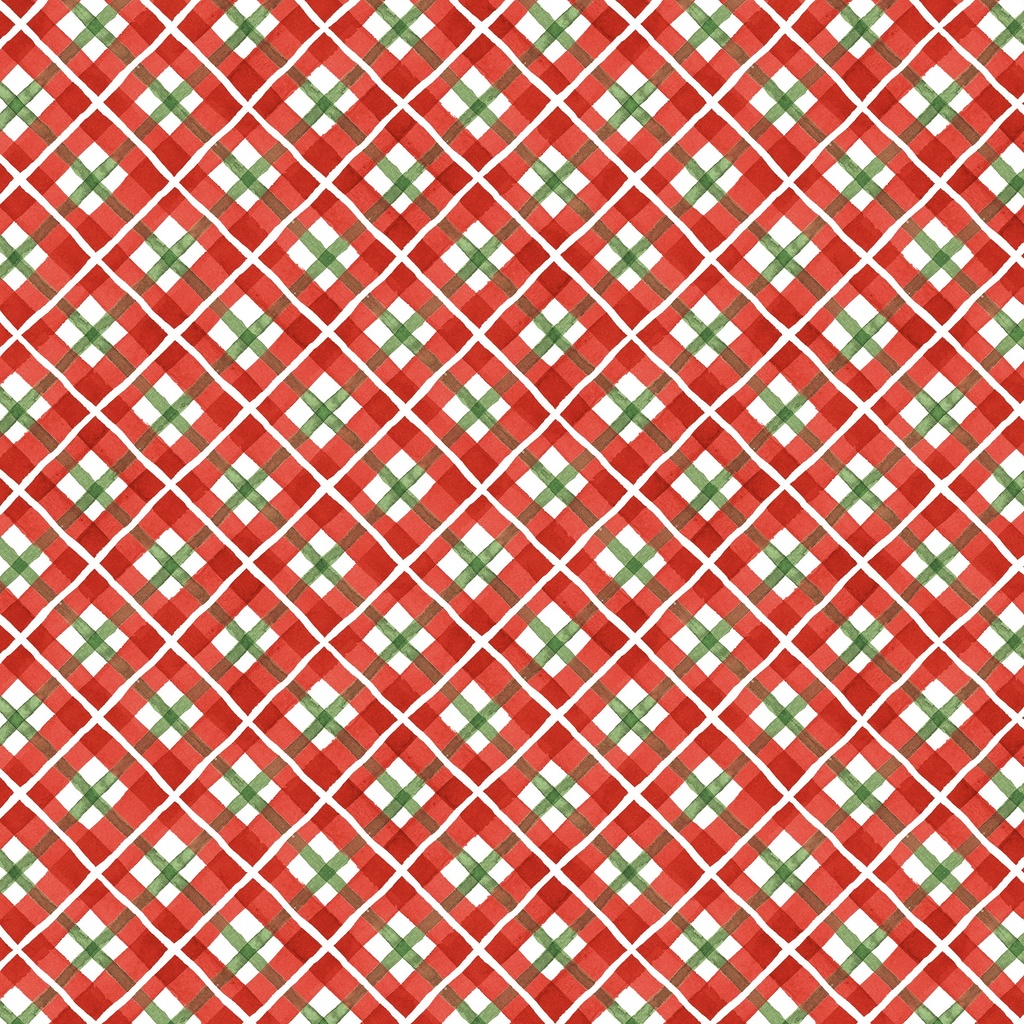 [W120-012-306] W120-012-306 / Plaid-Red