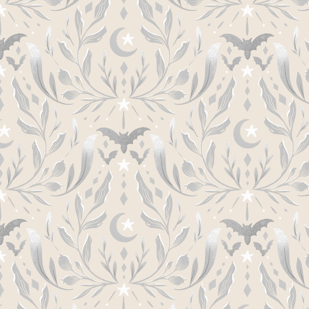 [W125-004-070] W125-004-070 / Damask - Cream