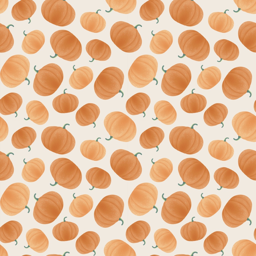 [W125-006-026] W125-006-026 / Pumpkins - Cream