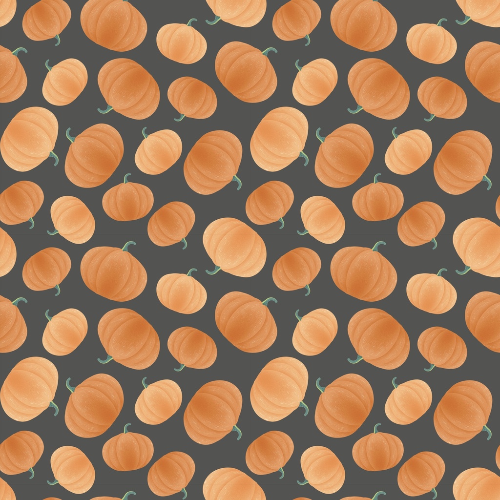 [W125-006-726] W125-006-726 / Pumpkins - Gray