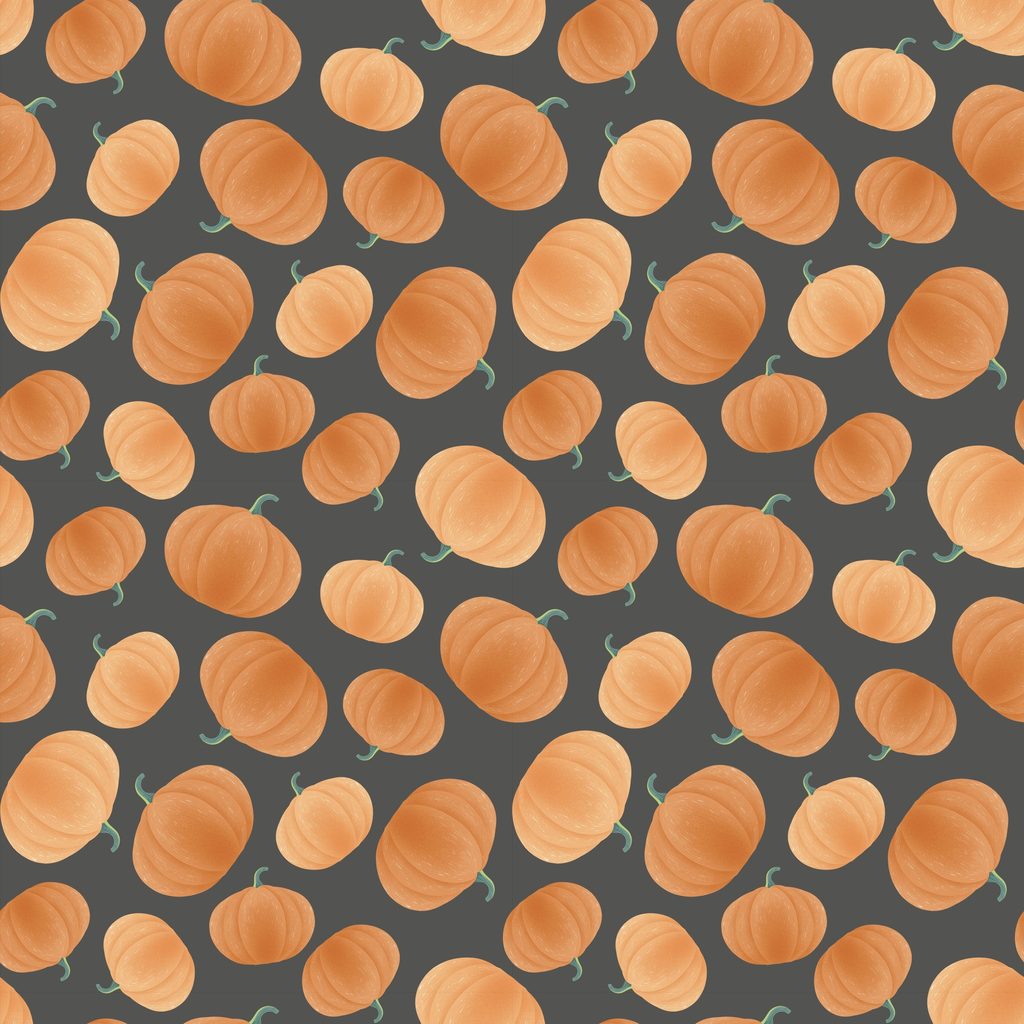 [W125-006-726] W125-006-726 / Pumpkins - Gray