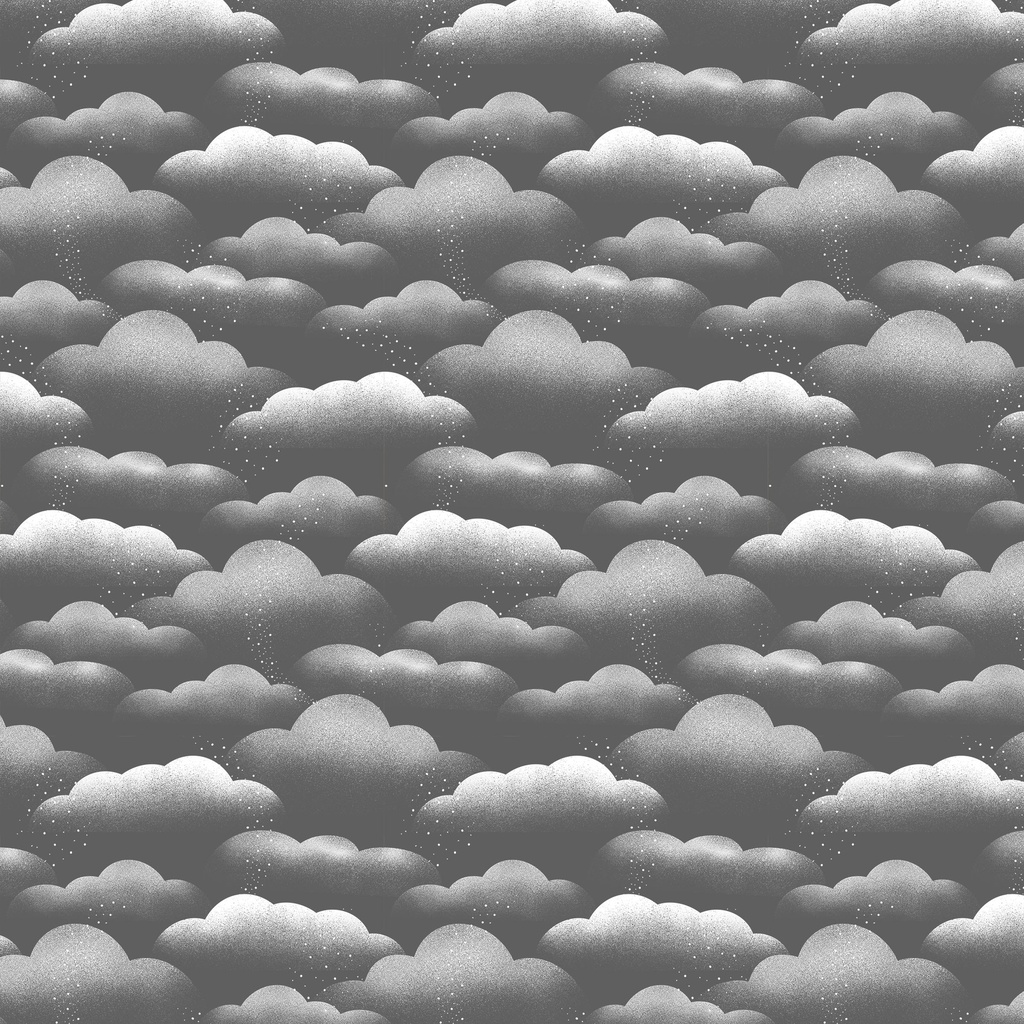 [W125-007-750] W125-007-750 / Clouds - Gray