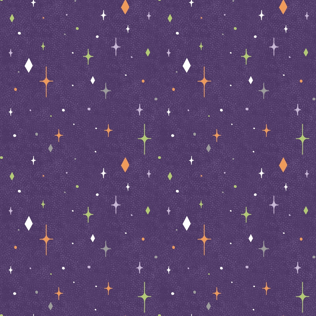 [W125-009-420] W125-009-420 / Stars - Purple