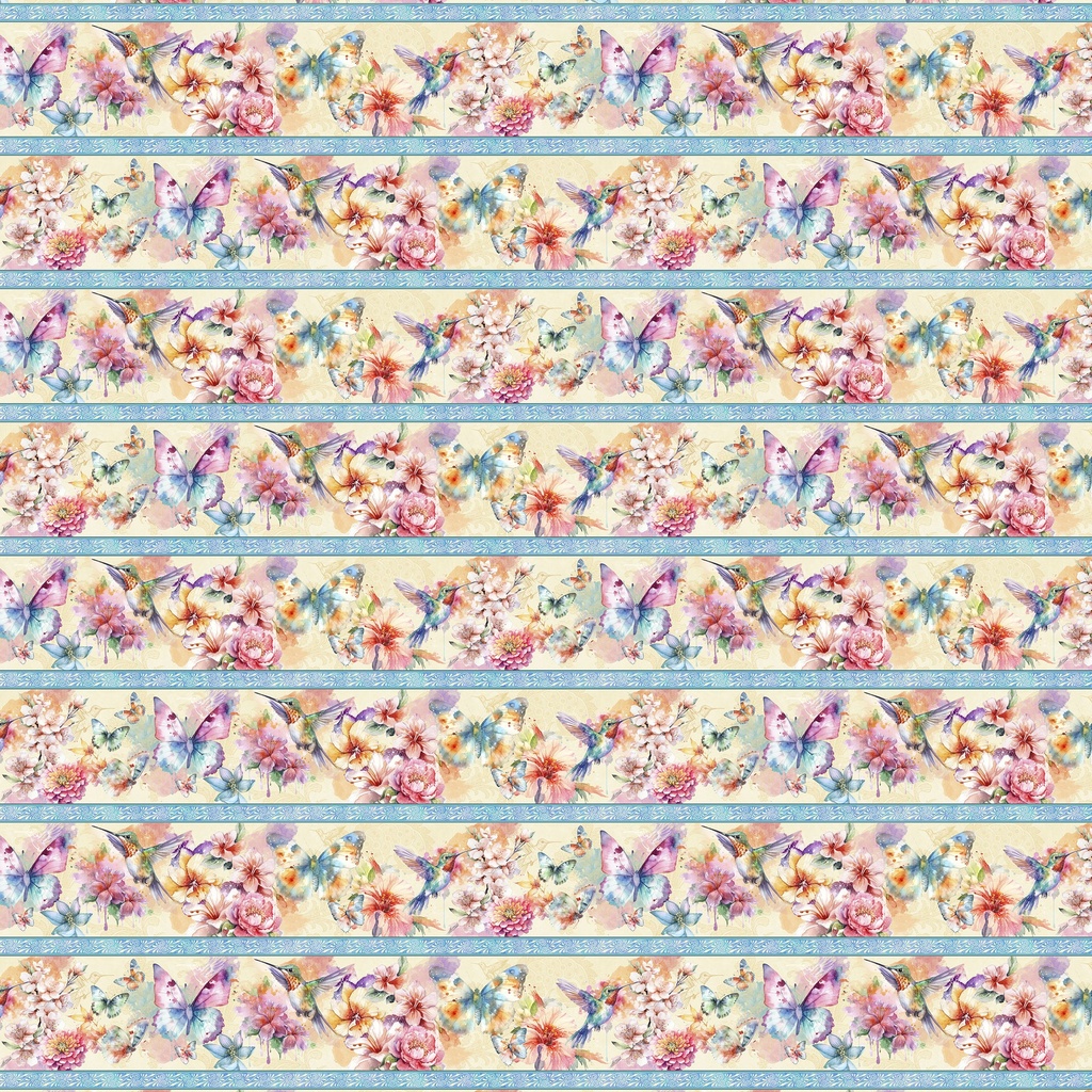 [W130-003-800] W130-003-800 / Repeating Stripe-Multi