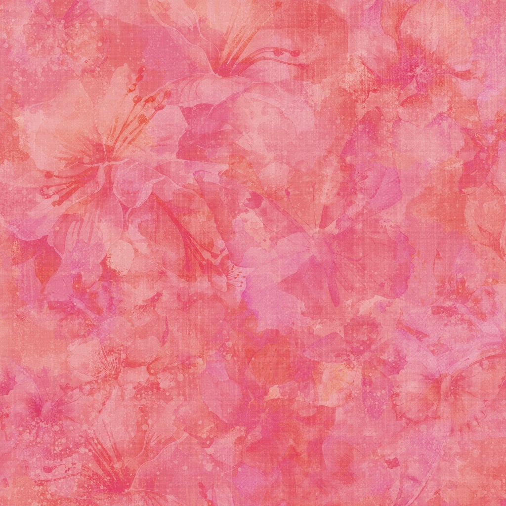 [W130-012-155] W130-012-155 / Floral Texture-Pink