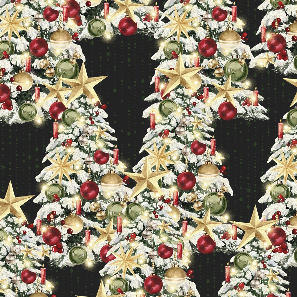 [W130-016-636] W130-016-636 / Trees - Dark Green