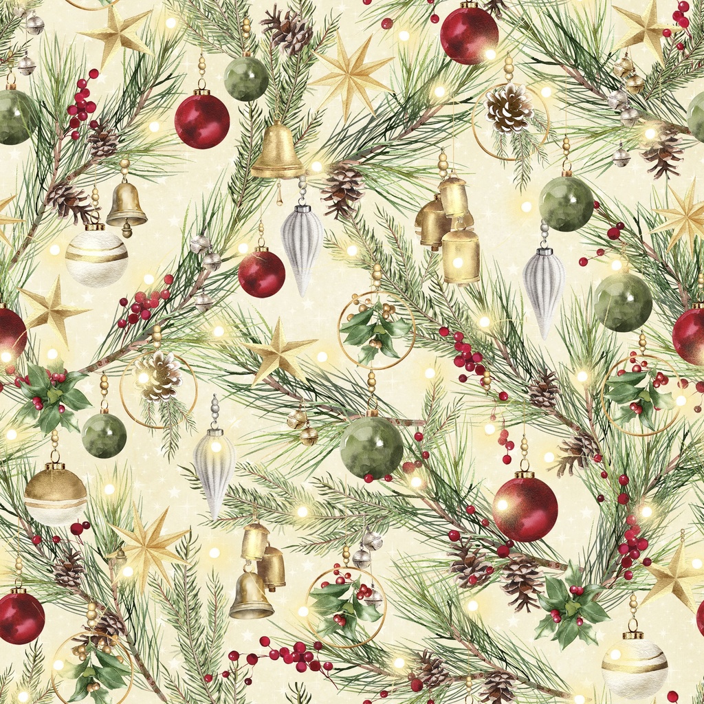 W130-017-026 / Joy of the Season - Cream
