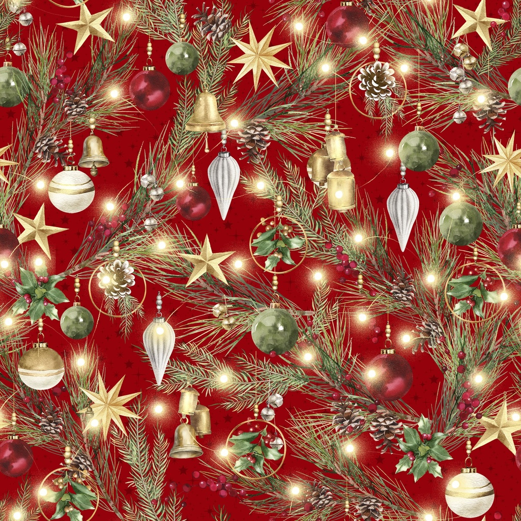 [W130-017-326] W130-017-326 / Joy of the Season - Red