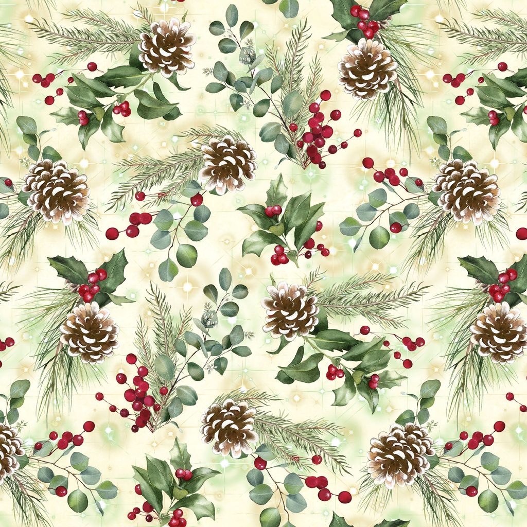 [W130-019-063] W130-019-063 / Holiday Wishes - Cream