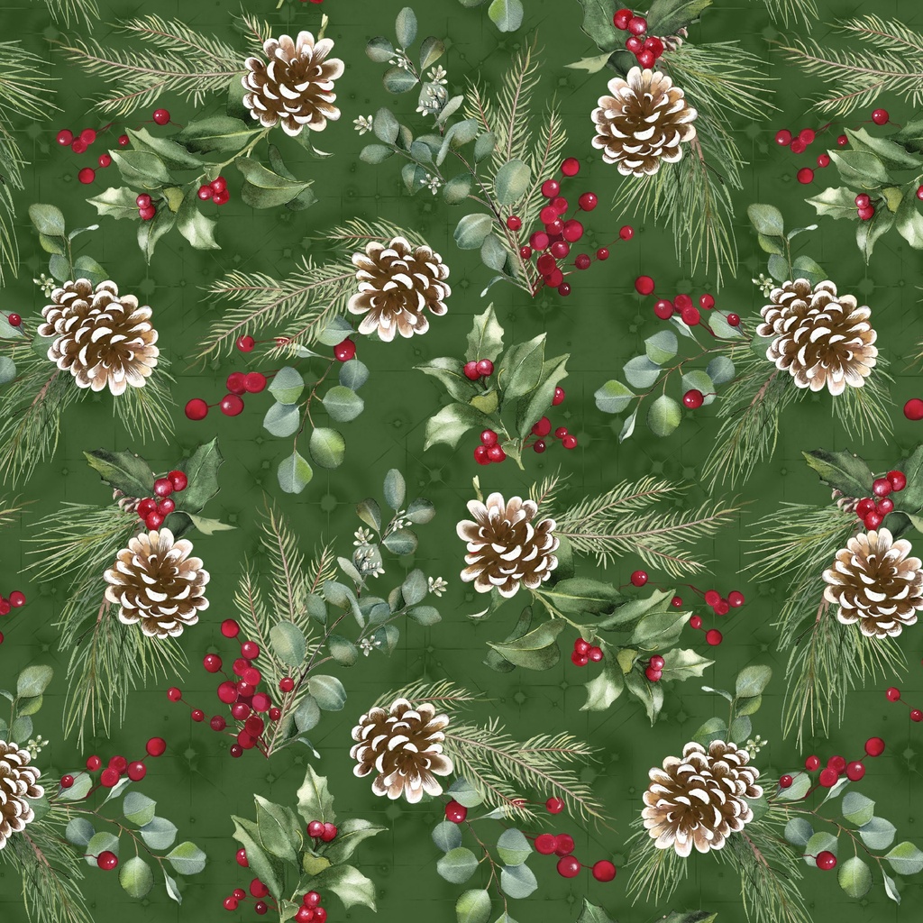[W130-019-663] W130-019-663 / Holiday Wishes - Green