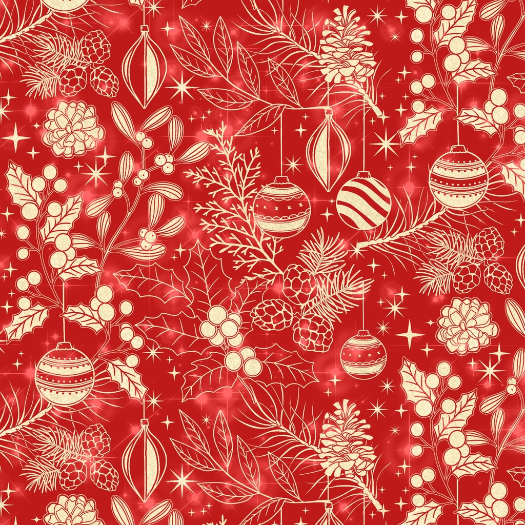 W130-021-300 / Warmth and Cheer - Red
