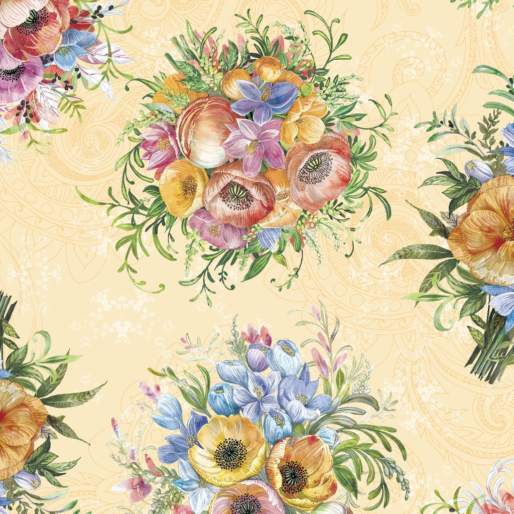 W150-004-215 / Bouquet Toss - Yellow