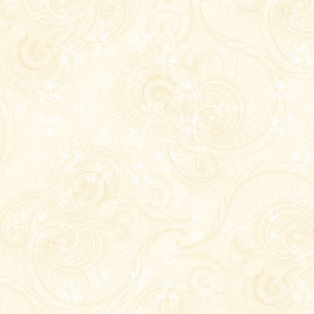 [W150-009-009] W150-009-009 / Paisley Texture - Cream
