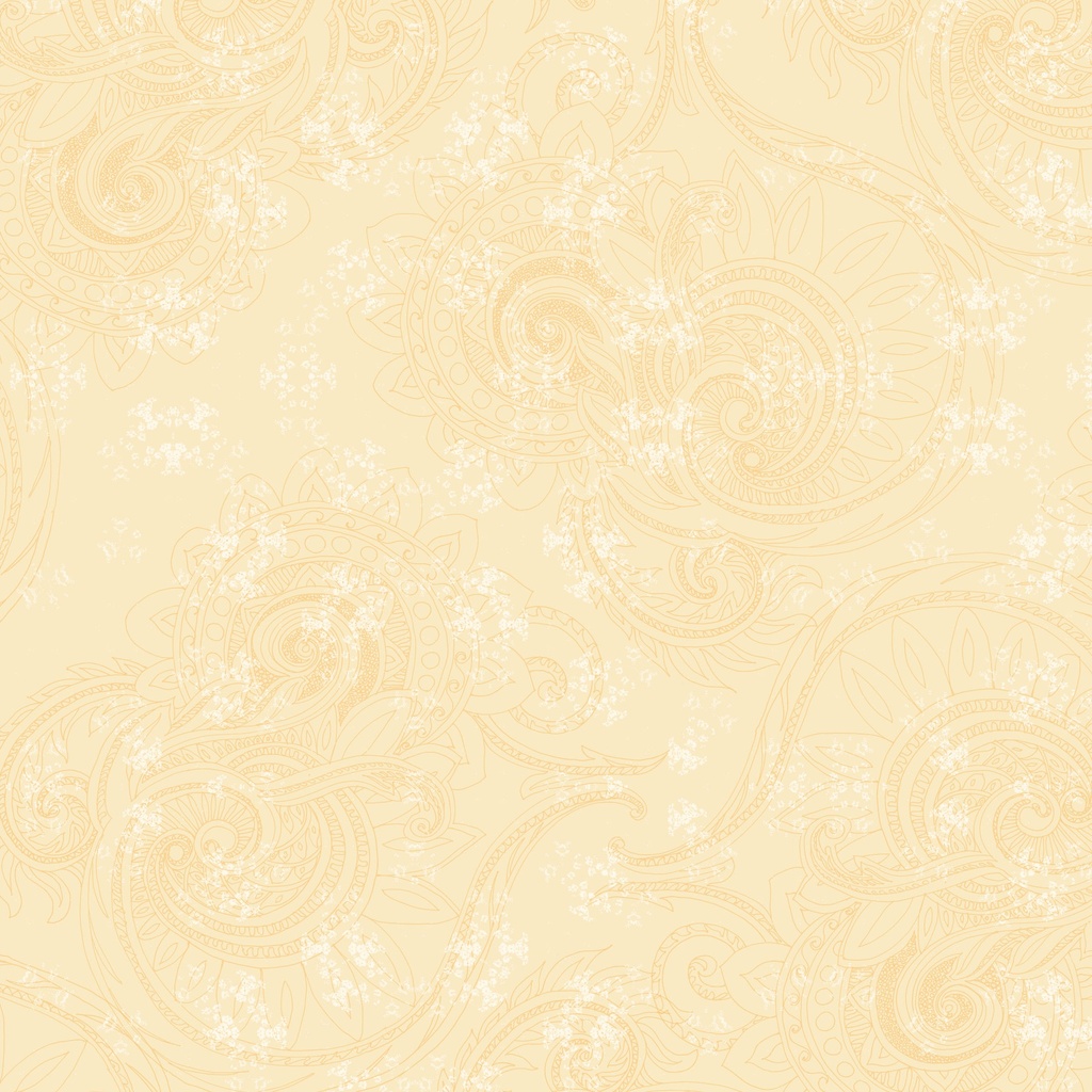 W150-009-210 / Paisley Texture - Yellow