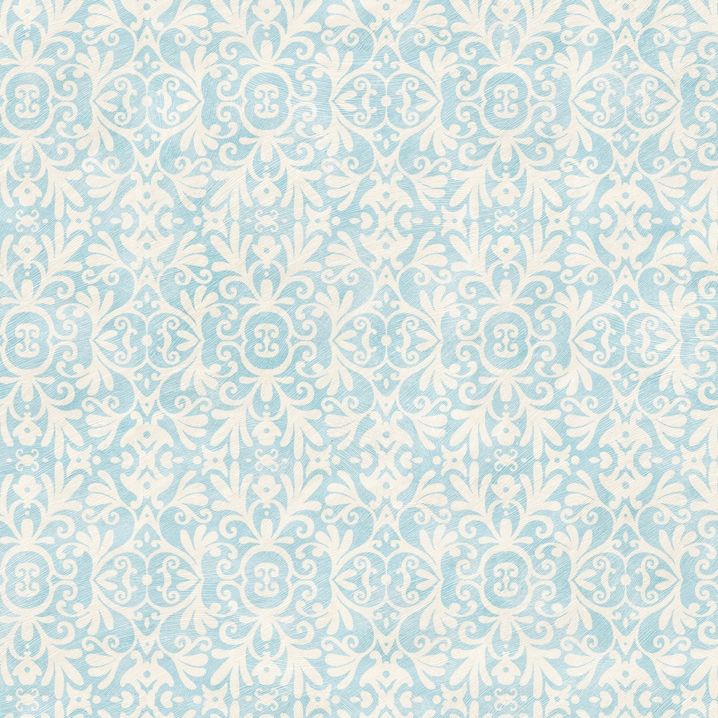 W150-010-500 / Damask - Blue