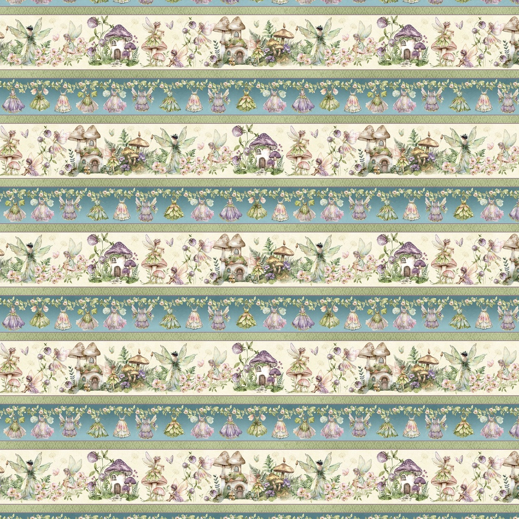 [W130-026-960] W130-026-960 / Repeating Stripe-Multi