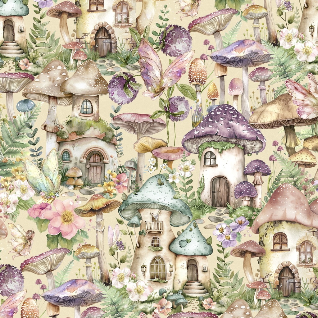 W130-027-040 / Pixie Town-Cream