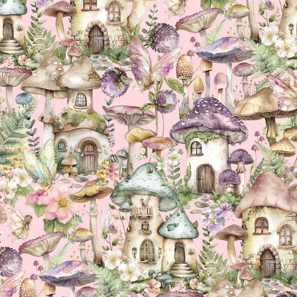 [W130-027-140] W130-027-140 / Pixie Town-Pink