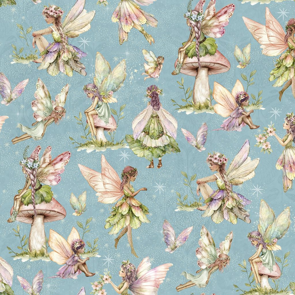 [W130-028-961] W130-028-961 / Woodland Sprites-Teal