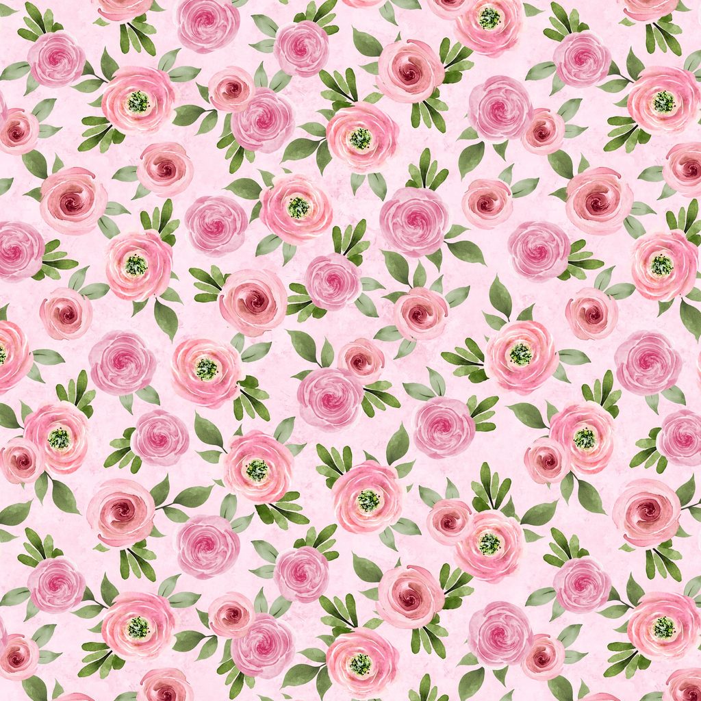 W110-017-116 / Roses-Pink