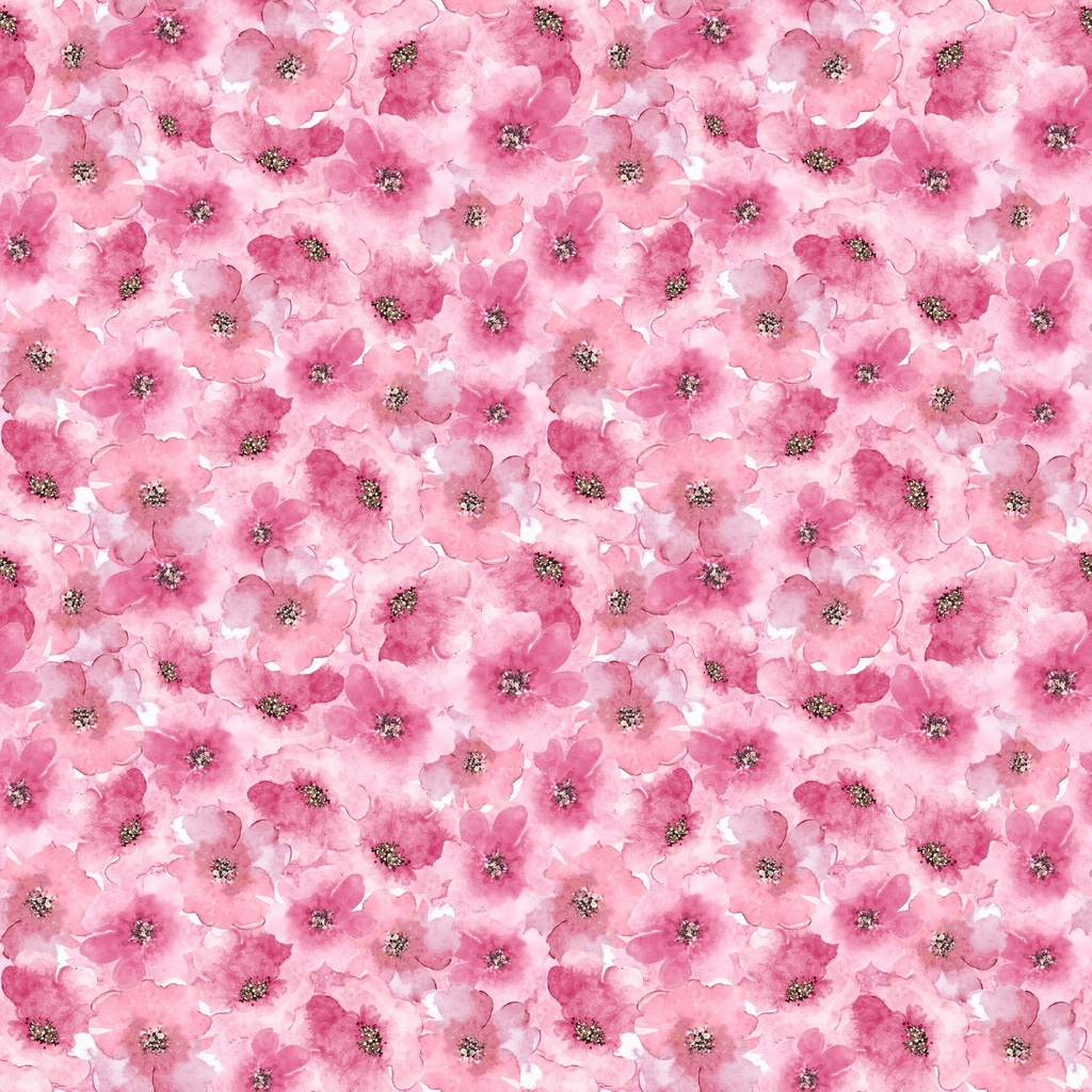 [W110-018-111] W110-018-111 / Tonal Floral-Pink