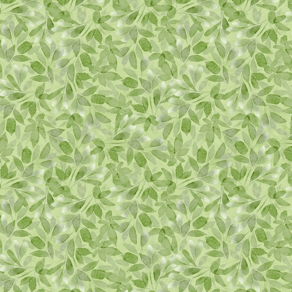 [W110-020-660] W110-020-660 / Tonal Leaves-Green