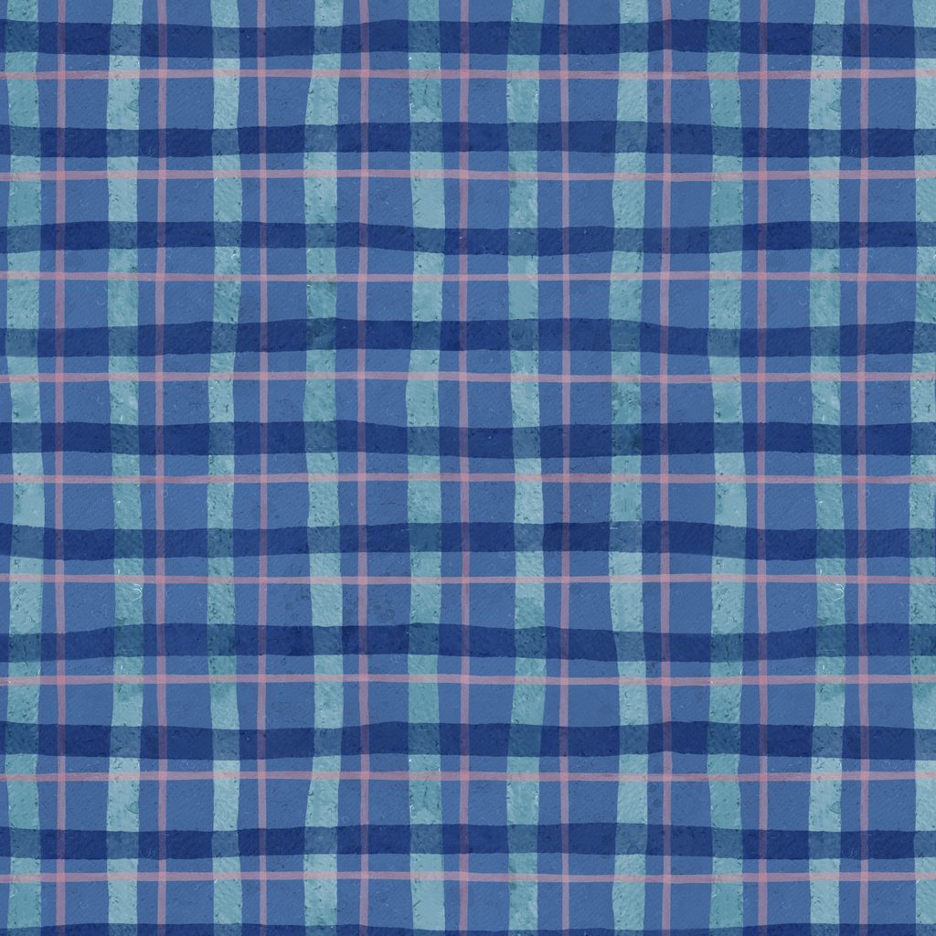 [W110-022-591] W110-022-591 / Plaid-Blue