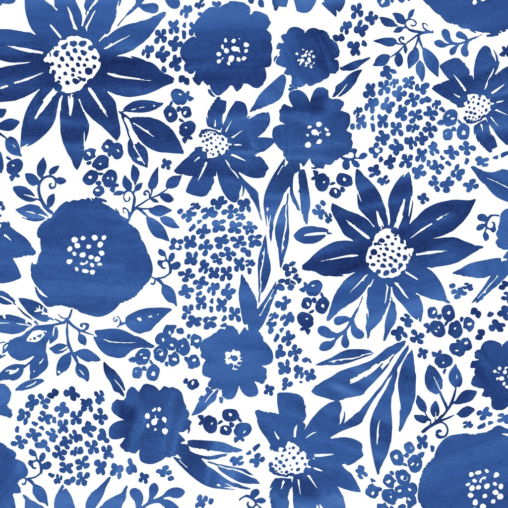 [W160-002-055] W160-002-055 / Large Floral-White