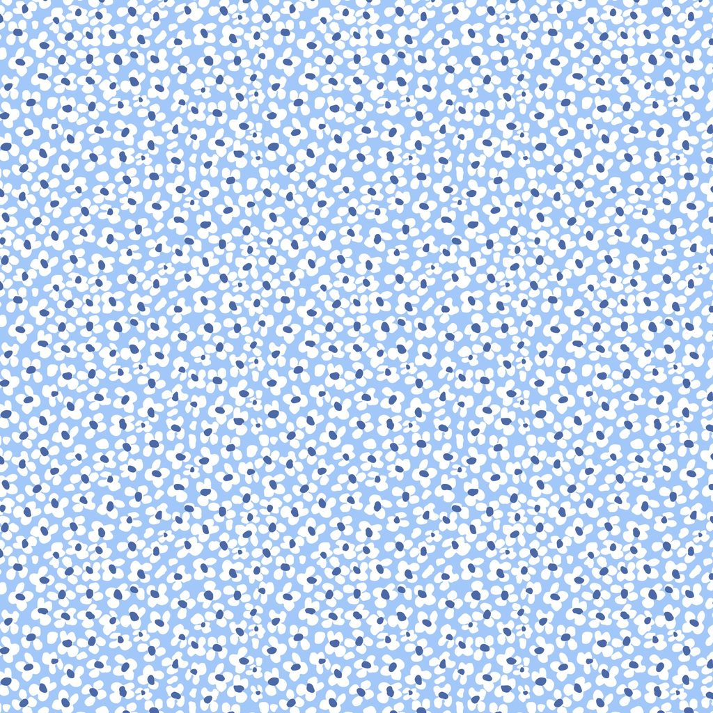 [W160-007-505] W160-007-505 / Ditzy Floral-Blue