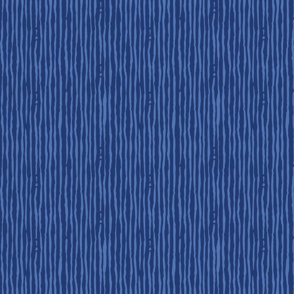 [W160-009-555] W160-009-555 / Stripes-Indigo