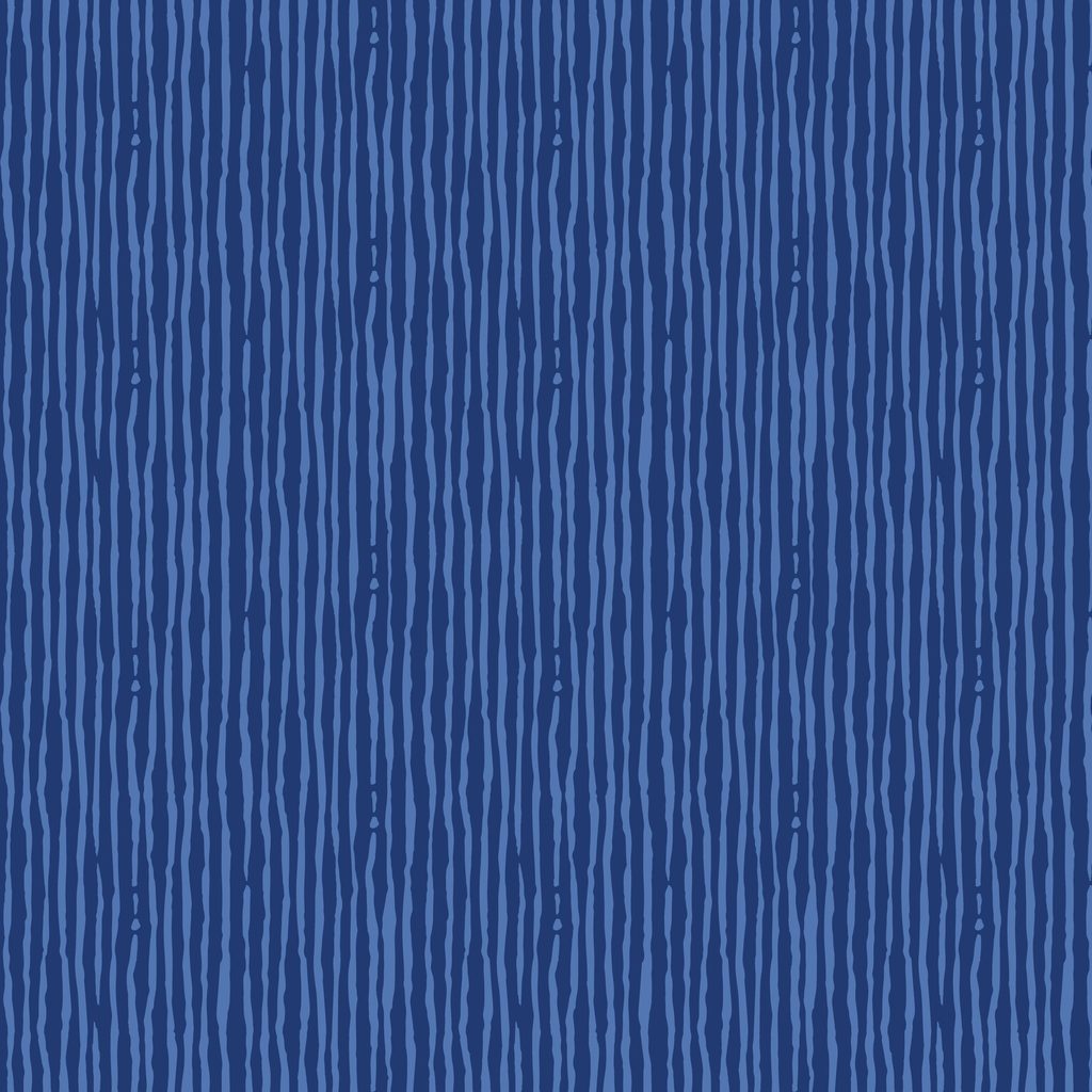 [W160-009-555] W160-009-555 / Stripes-Indigo