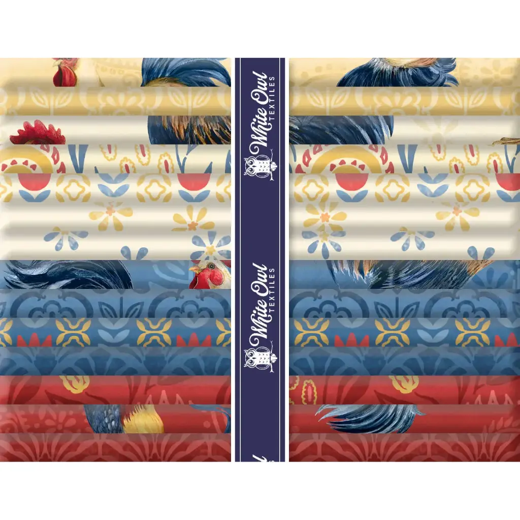 [Rooster Reverie-FQ] Rooster Reverie-FQ / Rooster Reverie Fat Quarter Pack