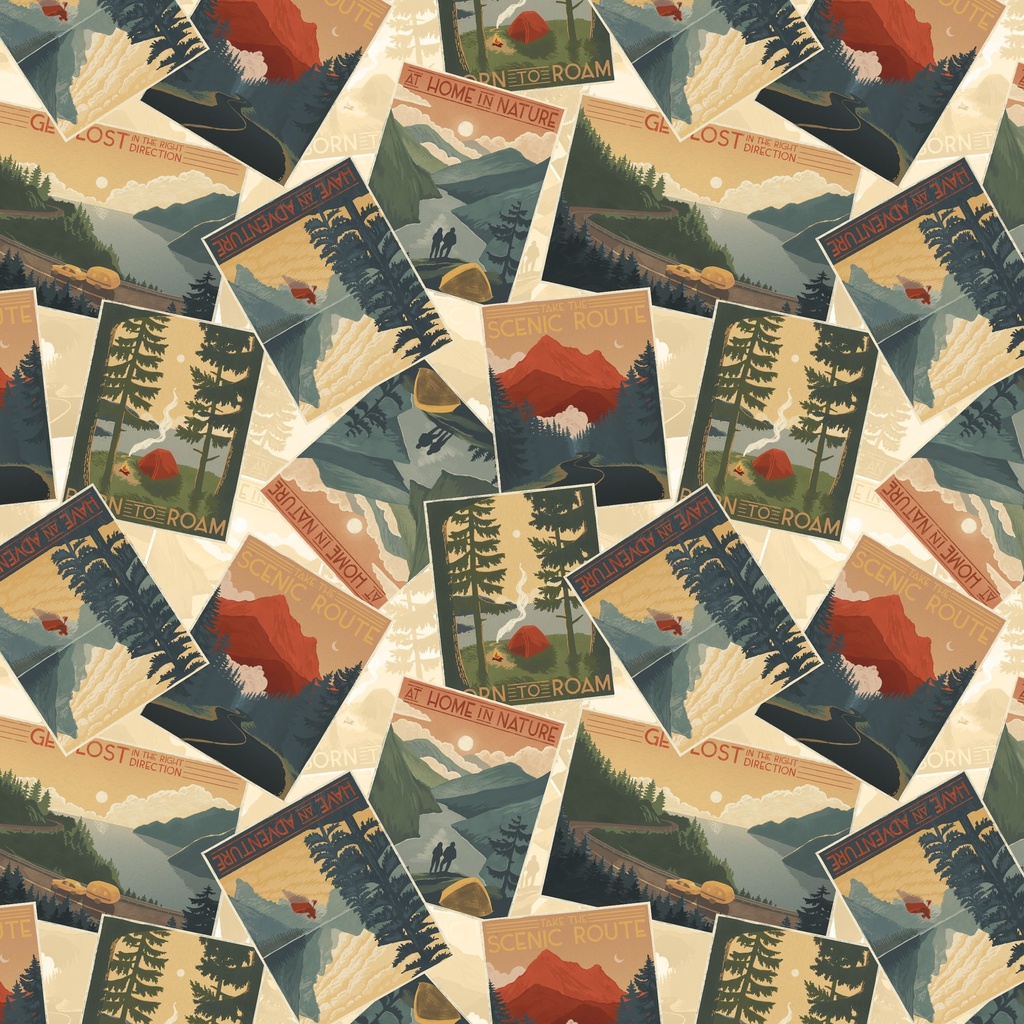 [W135-024-035] W135-024-035 / Tossed Posters-Multi