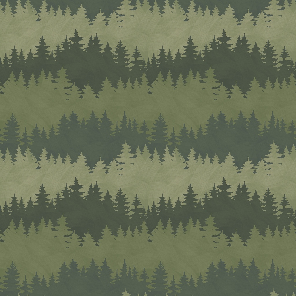 [W135-025-660] W135-025-660 / Tree Stripe-Green