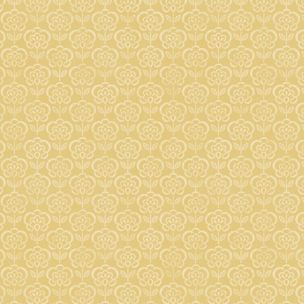 [W105-047-202] W105-047-202 / Floral Stamp-Golden