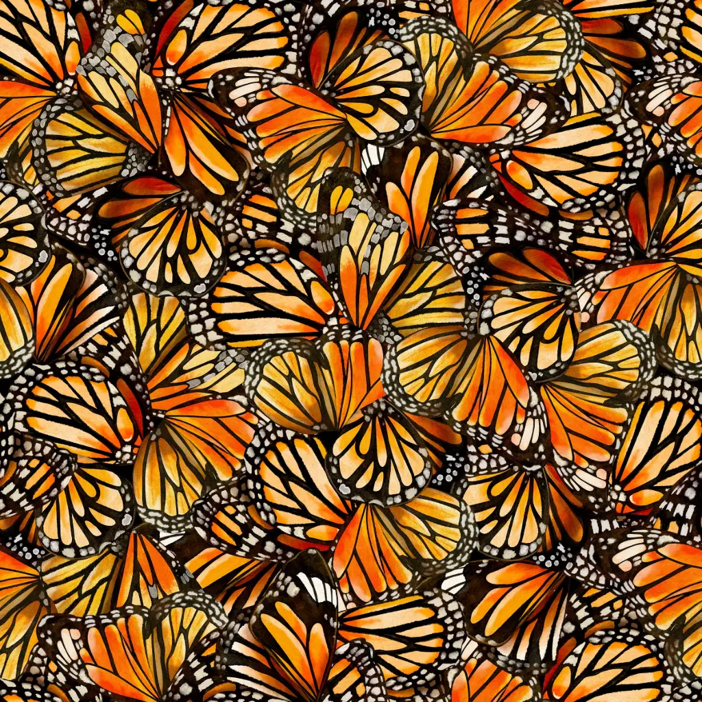 [WB-W100-029-862] WB-W100-029-862 / Packed Butterfly Wings-Multi