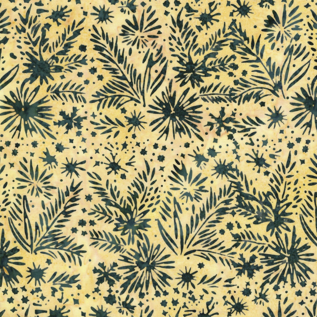 [122612210] 122612210 / Pine Sprigs Yellow Sunny